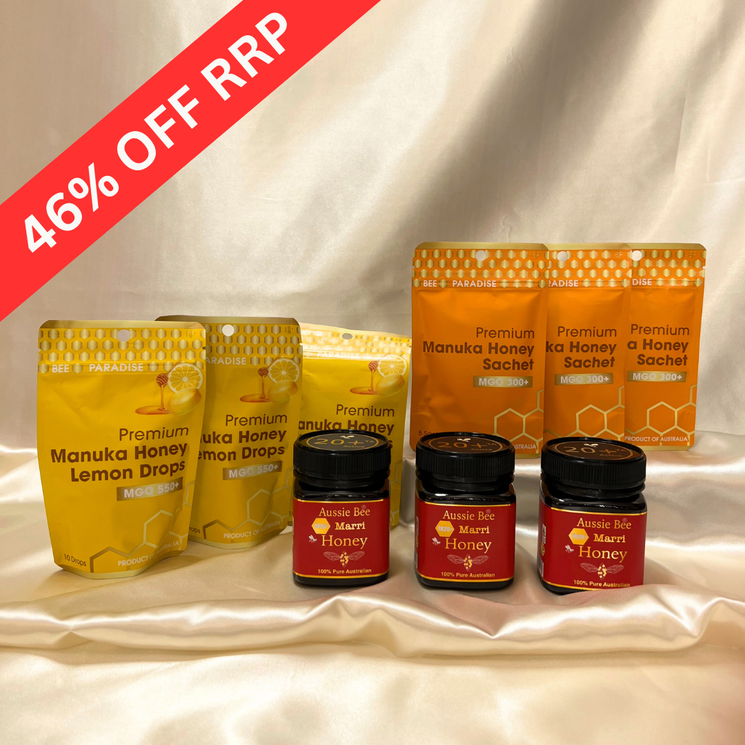 Marri Honey, Manuka Honey Drops and Manuka Honey Sachet Gift Box