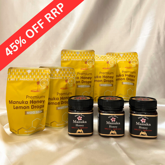 Manuka MGO 514+ Honey & Manuka Honey Drops Gift Box